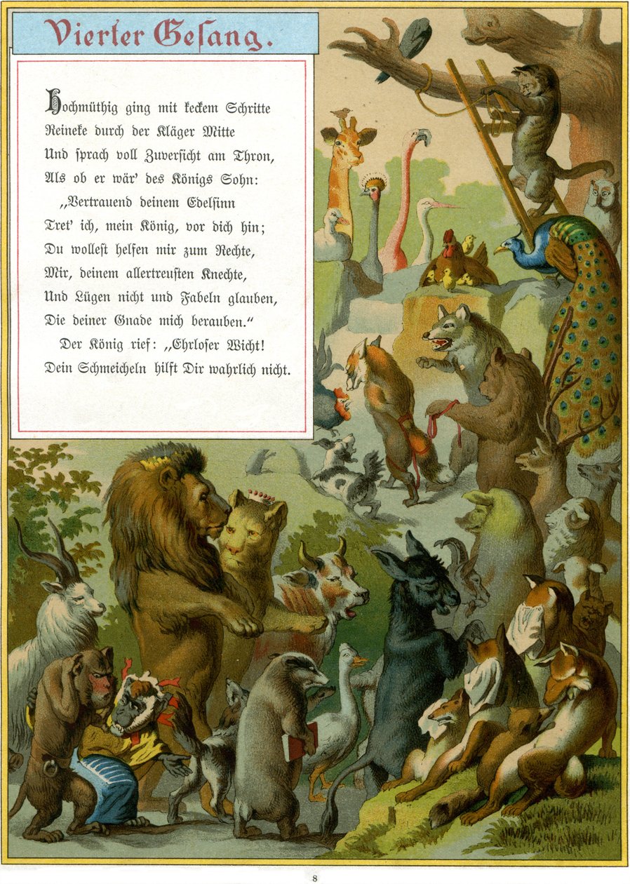 Reynard räven, eller "Reineke Fuchs" av Fedor Alexis Flinzer