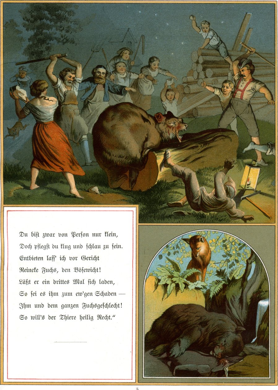 Reynard räven, eller "Reineke Fuchs" av Fedor Alexis Flinzer