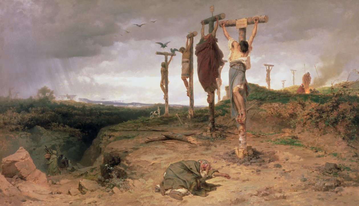 The Damned Field, avrättningsplats i Romarriket av Fedor Andreevich Bronnikov