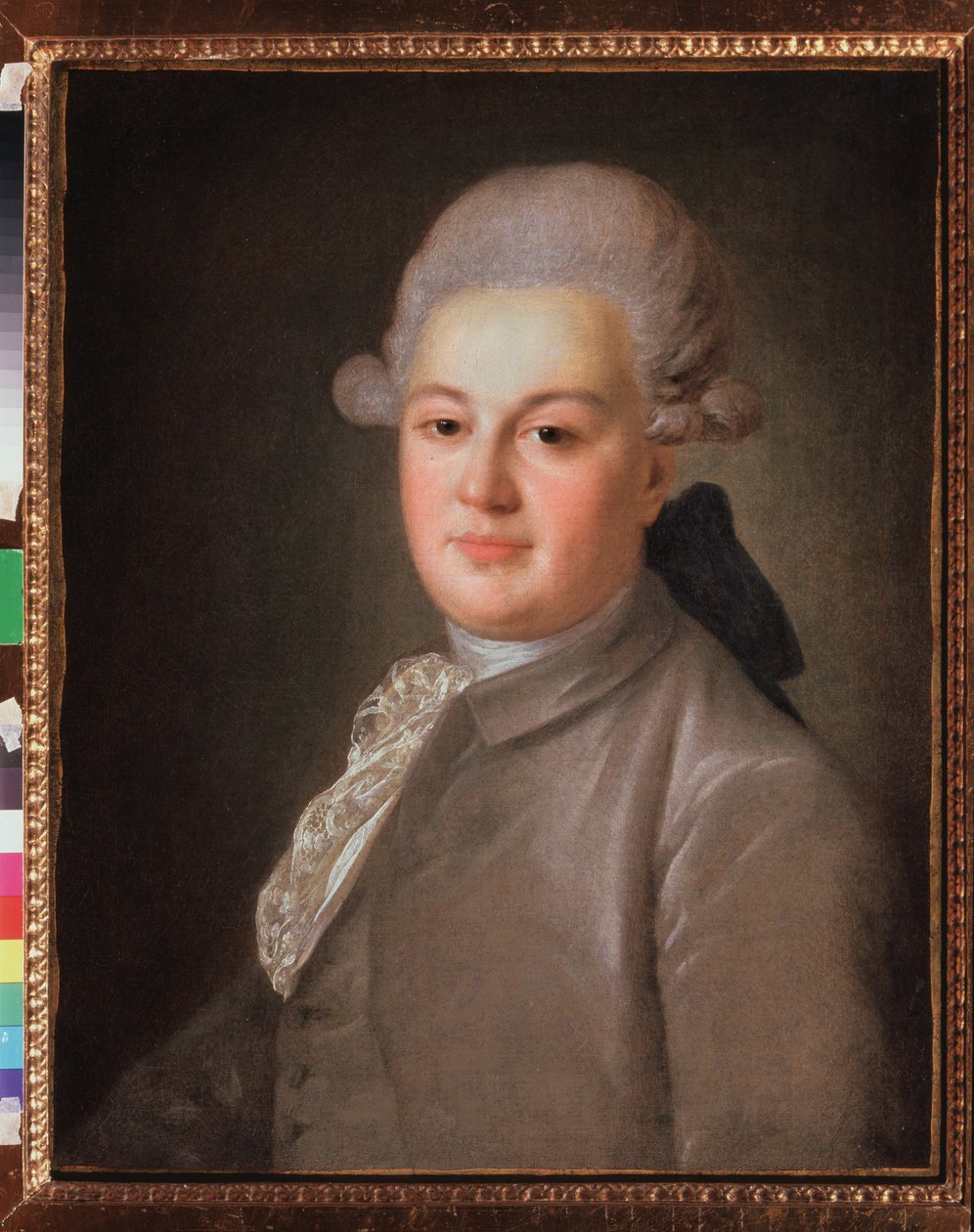 Porträtt av greve Artemi Vorontsov (1748-1813). Målning av Fjodor (Fedor eller Fiodor) Stepanovich Rokotov (1735-1808), olja på duk, efter 1768. Rysk konst av Fedor Stepanovich Rokotov