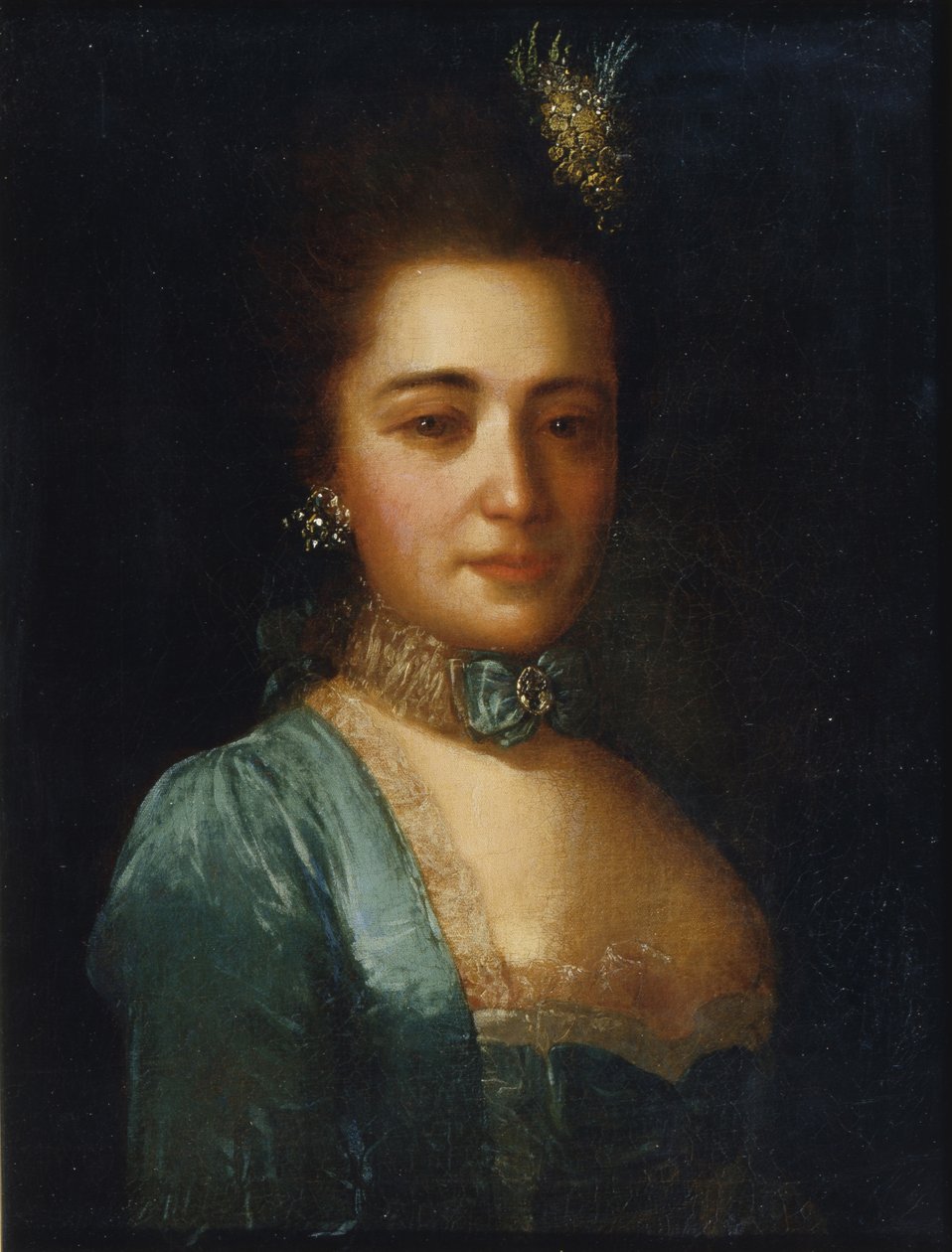 Porträtt av prinsessan Praskovia Ivanovna Golitsyna av Fedor Stepanovich Rokotov