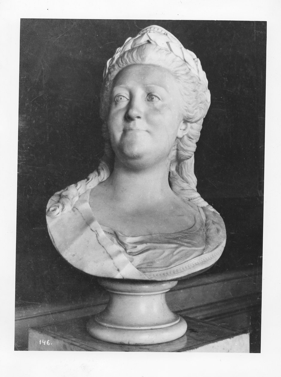 Byst av Katarina II av Ryssland (marmor) av Fedot Choubine