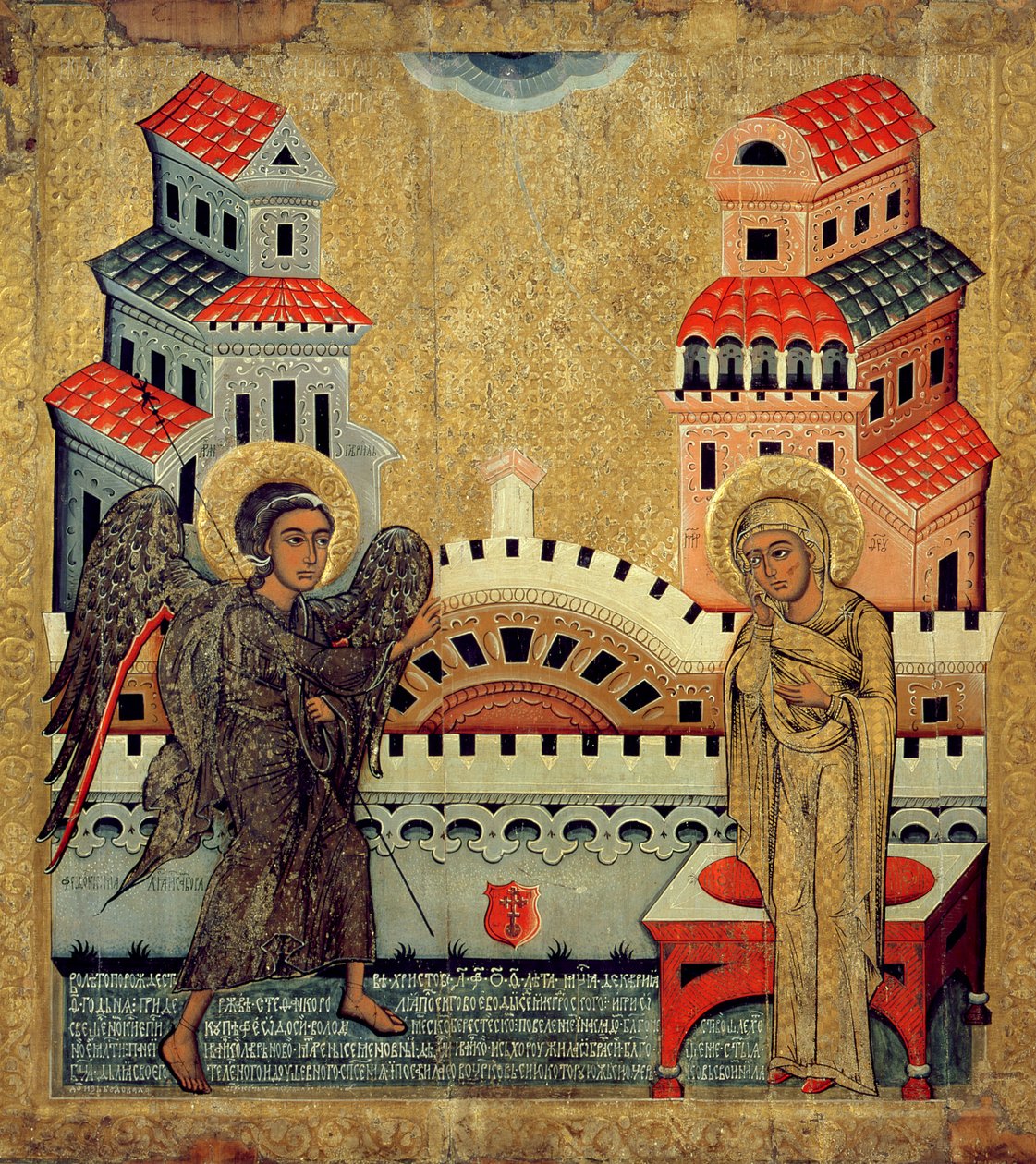 The Annunciation, 1579 (tempera på panel) av Fedusko of Sambor