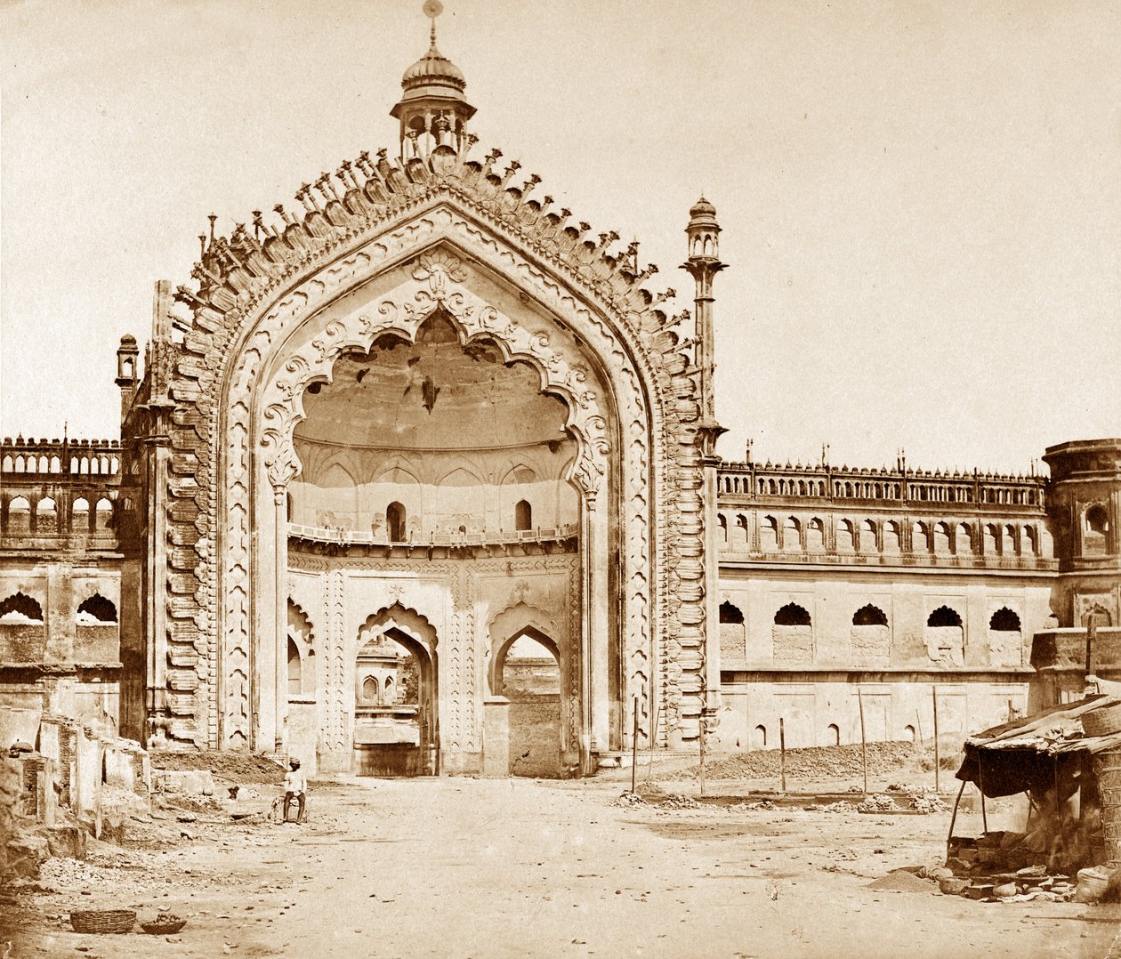 Konstantinopelporten, Lucknow av Felice Beato