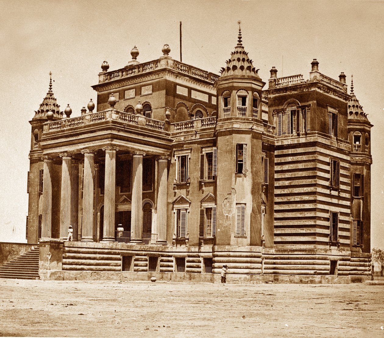 Dilkooshah Palace av Felice Beato
