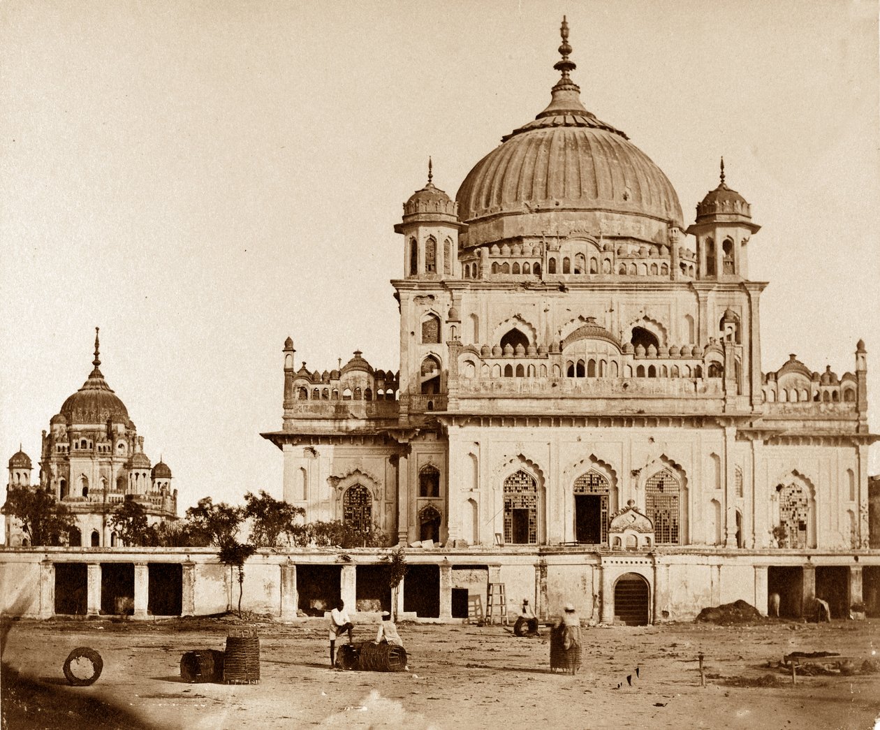 Liten moské i Kaiserbagh, Lucknow av Felice Beato