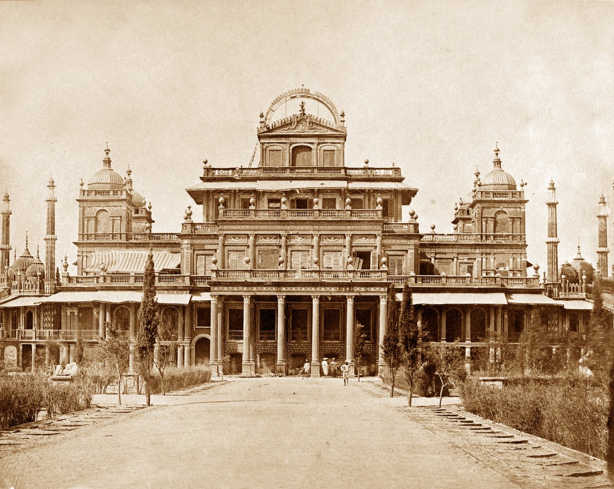 Kungens palats i Kaiser Bagh, Lucknow av Felice Beato