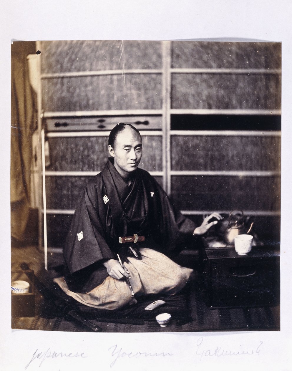 En japansk Yaconin, ca 1864-1866 av Felice Beato