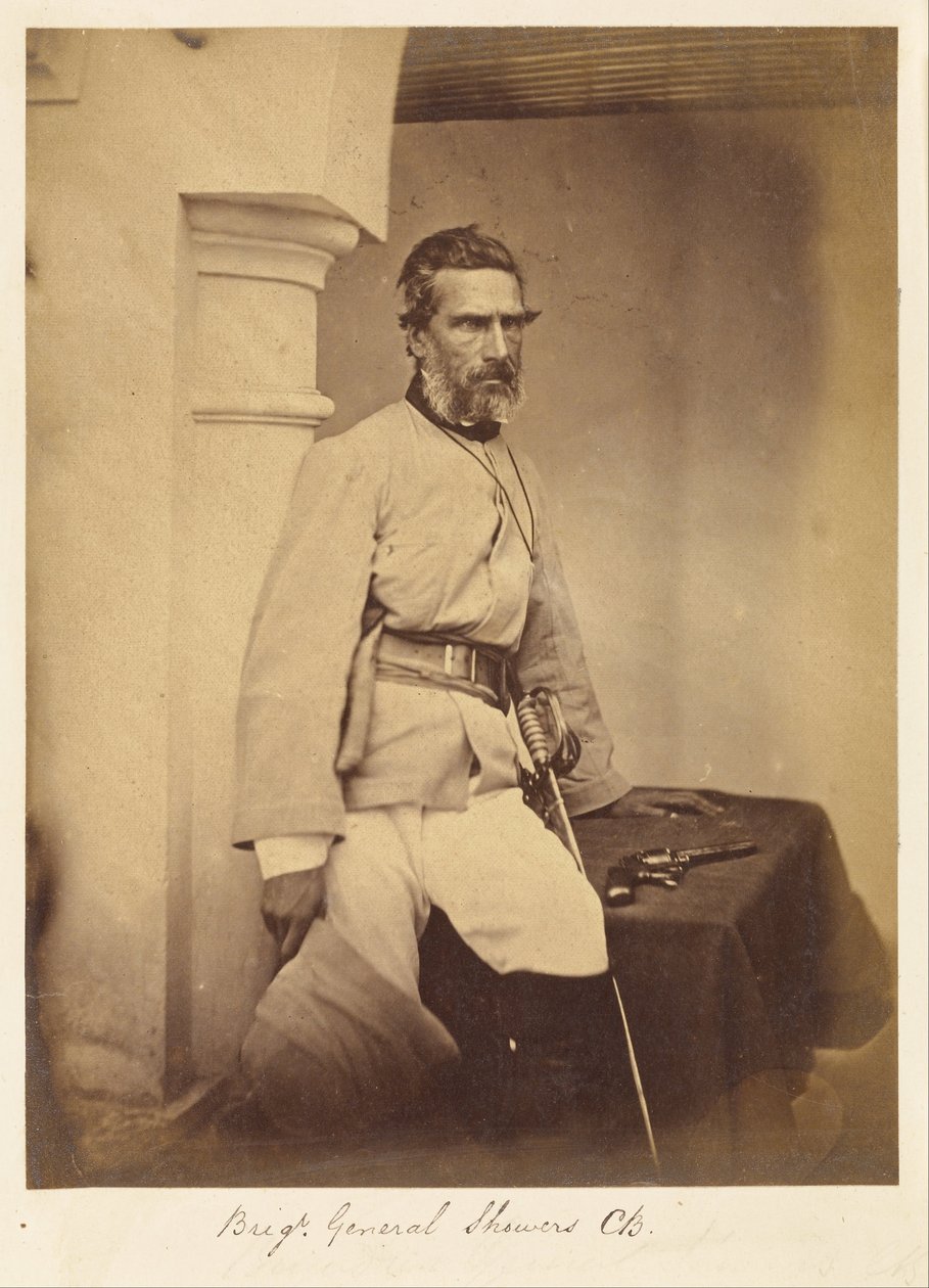 Brigadier-general Showers, C.B. av Felice Beato
