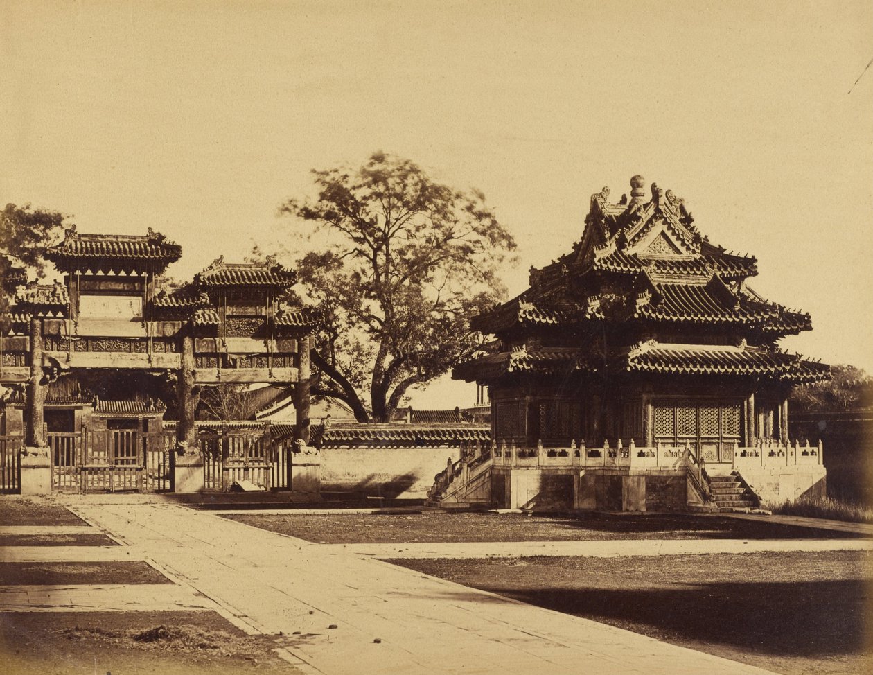 Imperial Winter Palace, Pekin, 29 oktober 1860 av Felice Beato