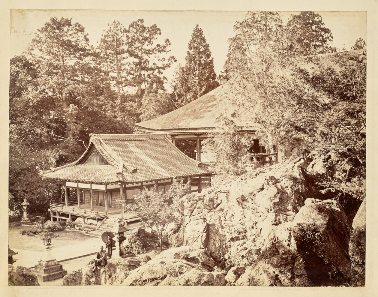 [Ishiyama-dera-templet] av Felice Beato