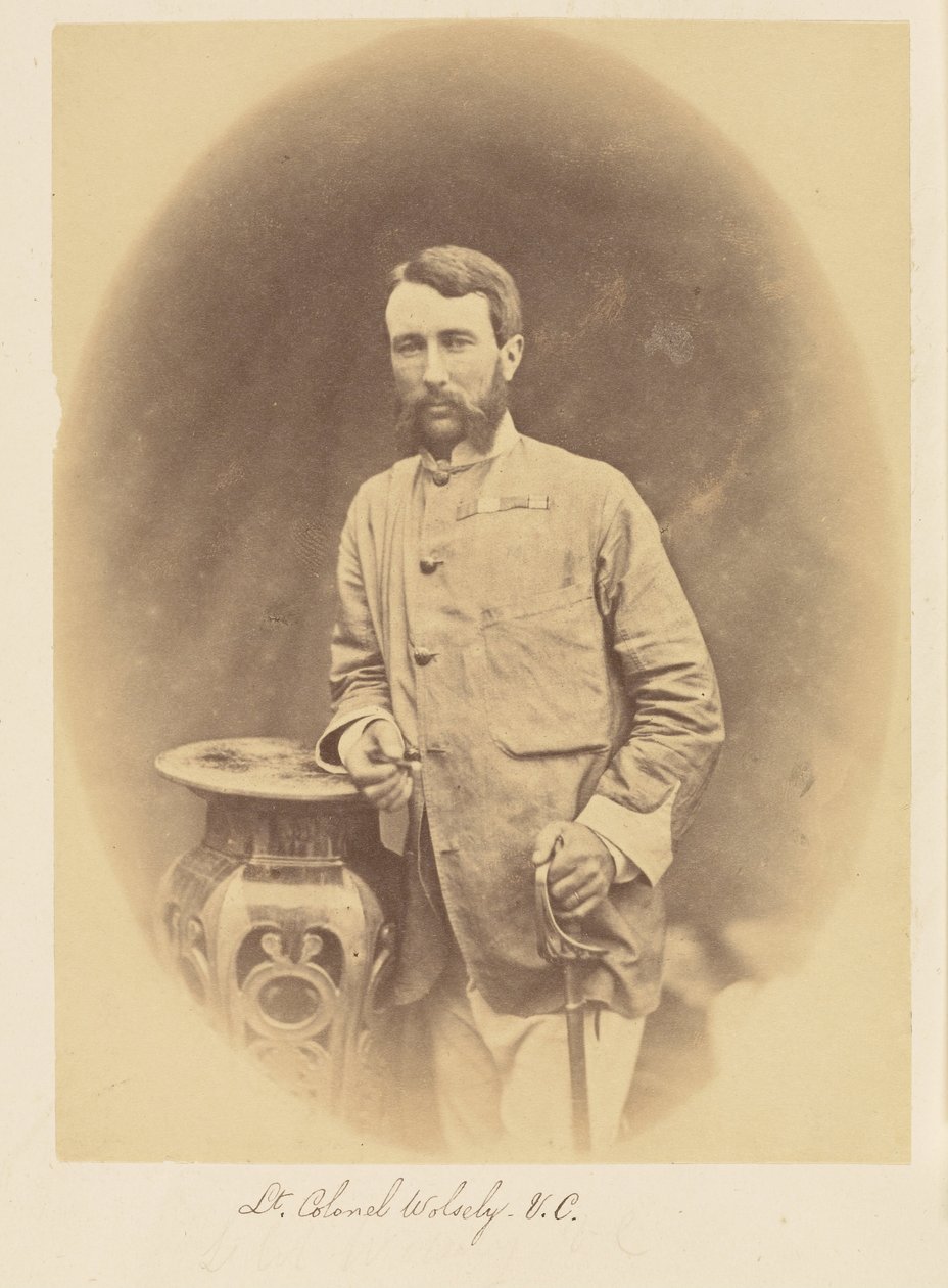 Överstelöjtnant Wolsely, V.C. av Felice Beato