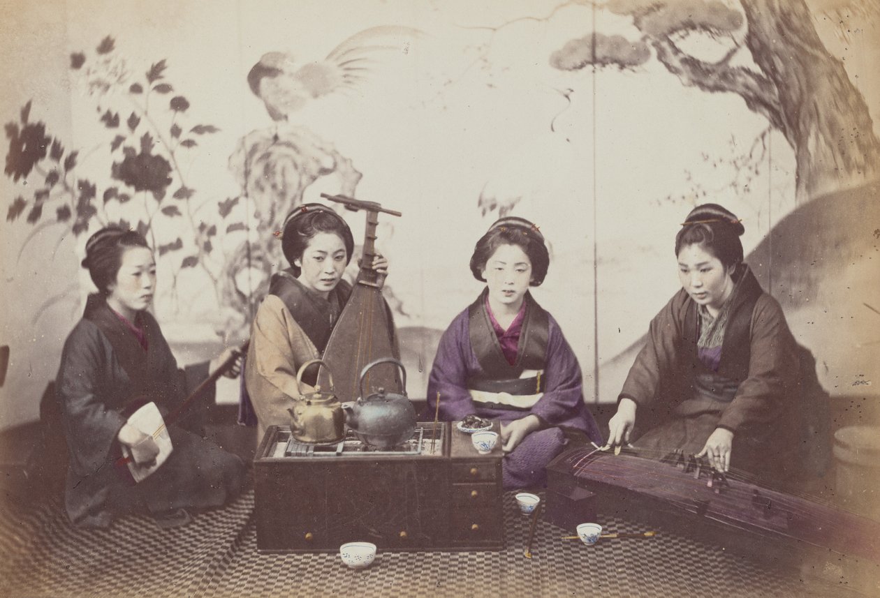 Musikfest, 1868. av Felice Beato