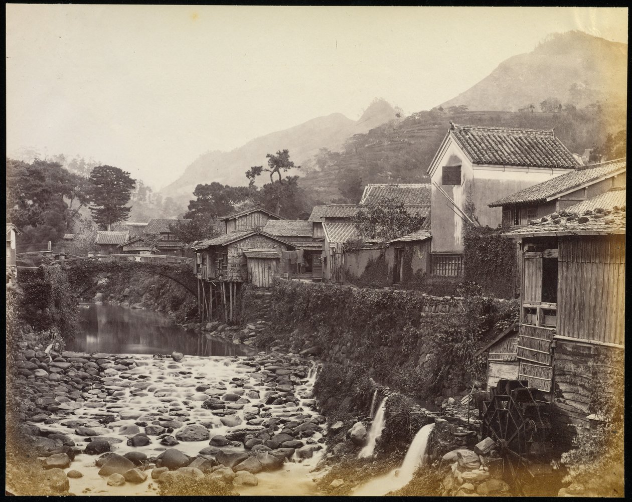 Nagasaki från Creek Native Towns av Felice Beato