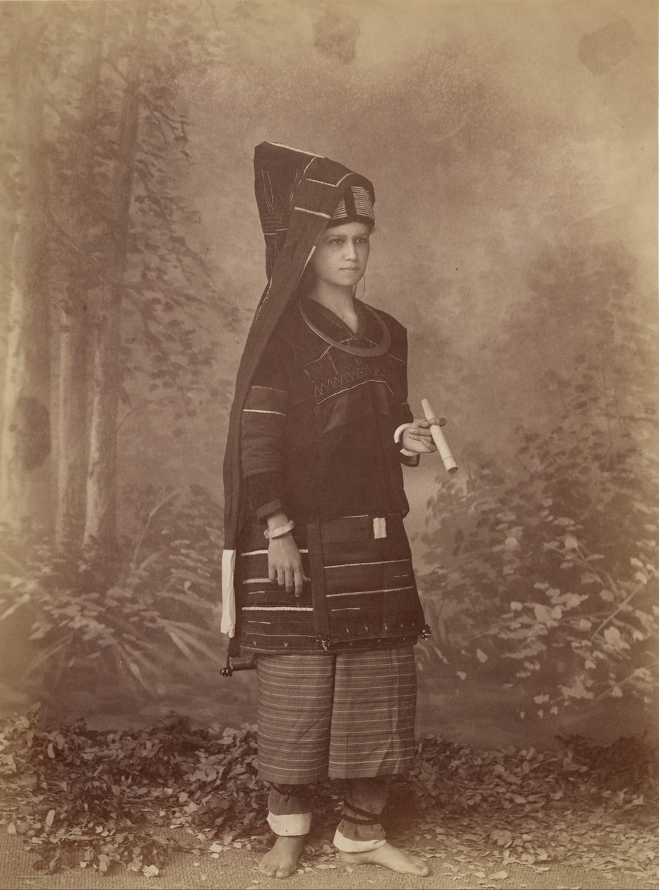 Palaung kvinna av Felice Beato