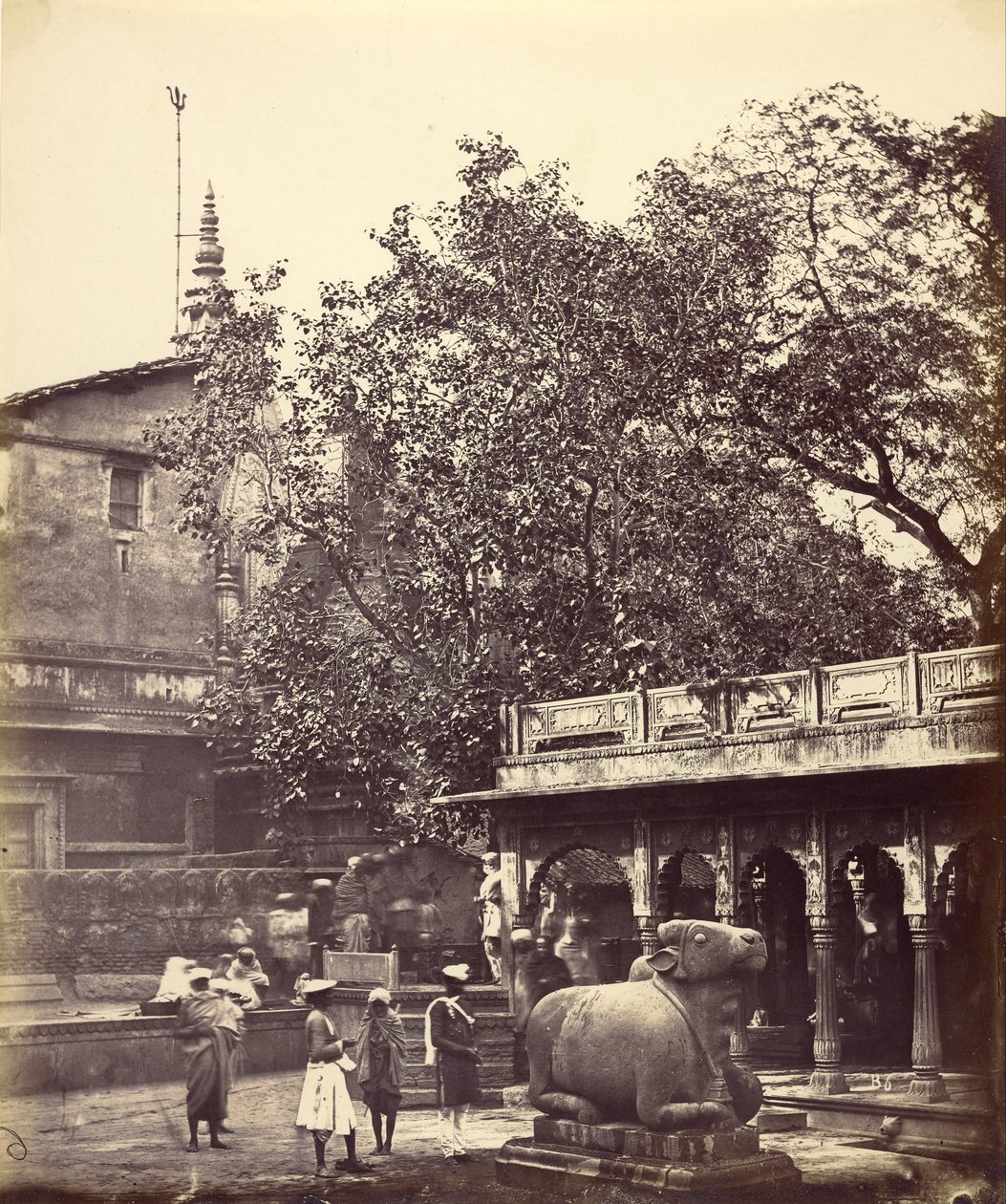 Helig brunn (Benares) av Felice Beato