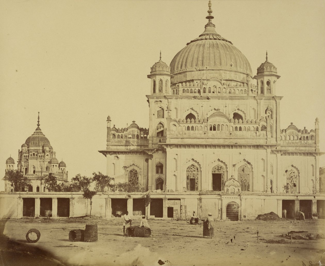 Liten moské i Kaiserbagh av Felice Beato
