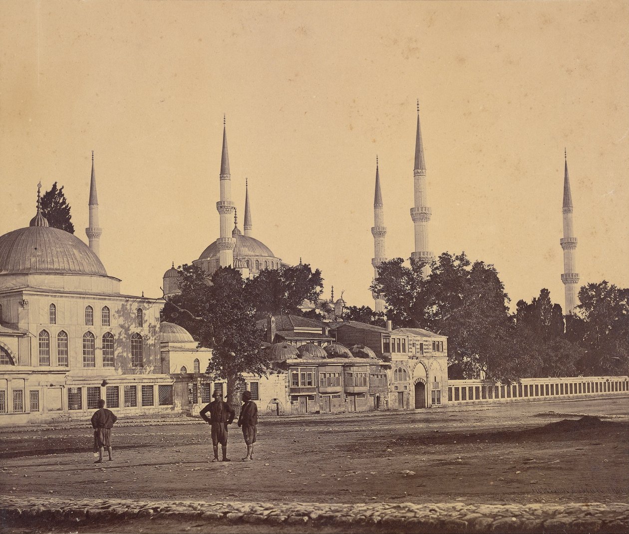 Sultan Ahmeds moské av Felice Beato