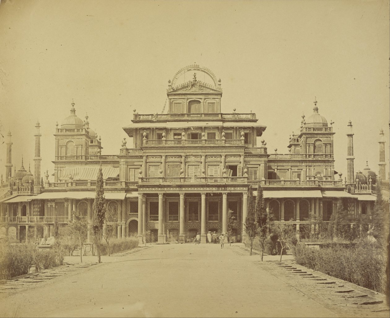 Kungspalatset i Kaiserbagh av Felice Beato