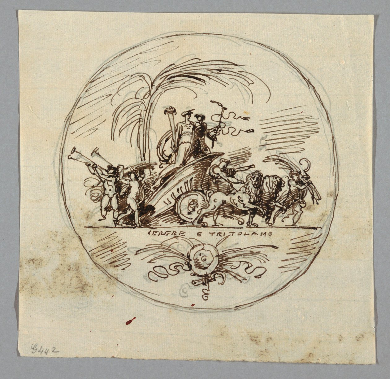 Ceres och Triptolemus av Felice Giani