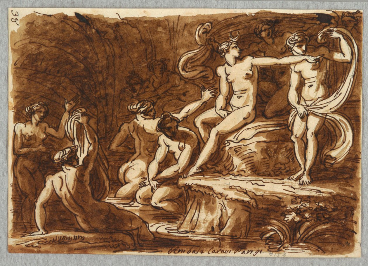 Diana och Callisto av Felice Giani