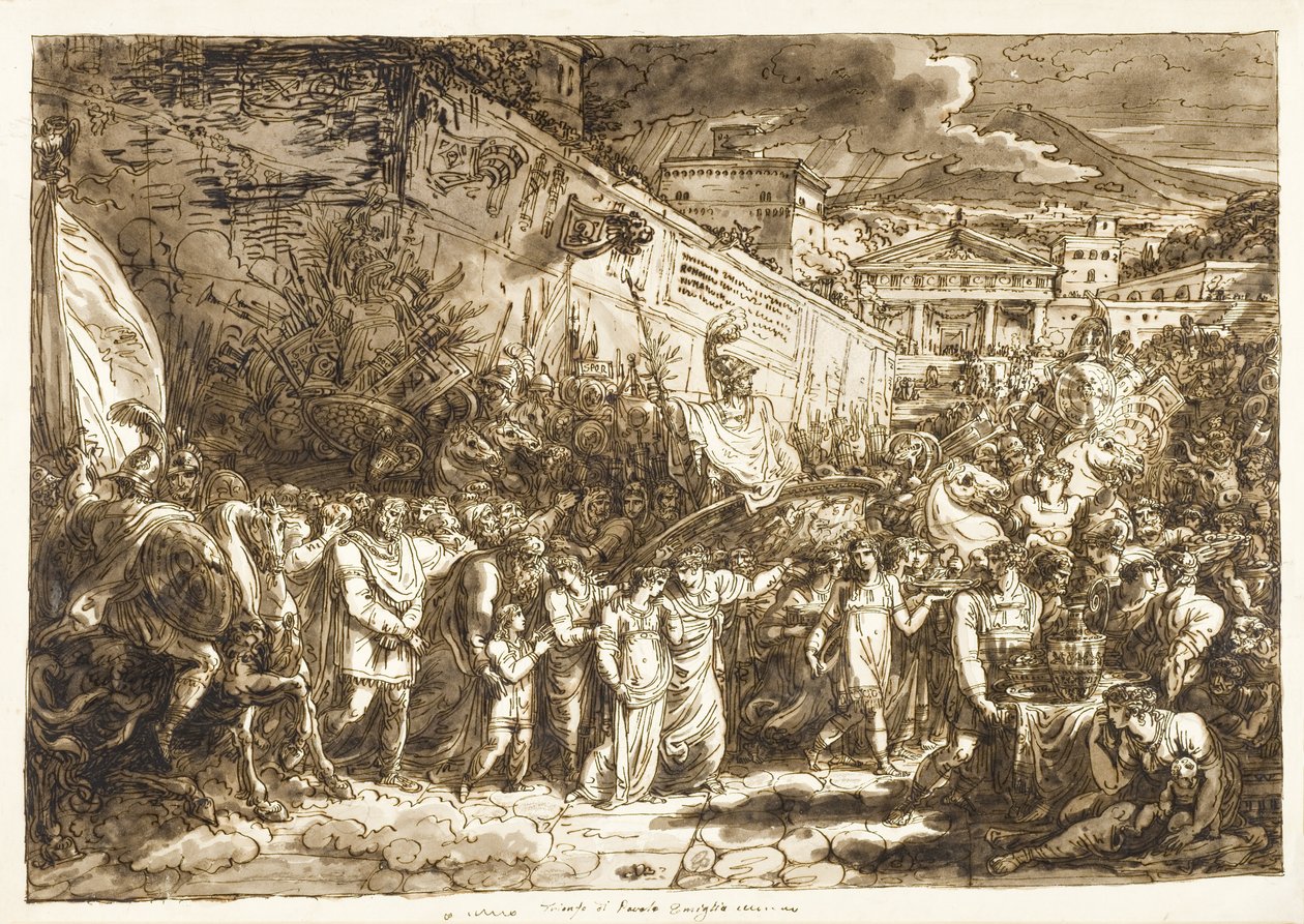 Paulus Emilius triumf av Felice Giani