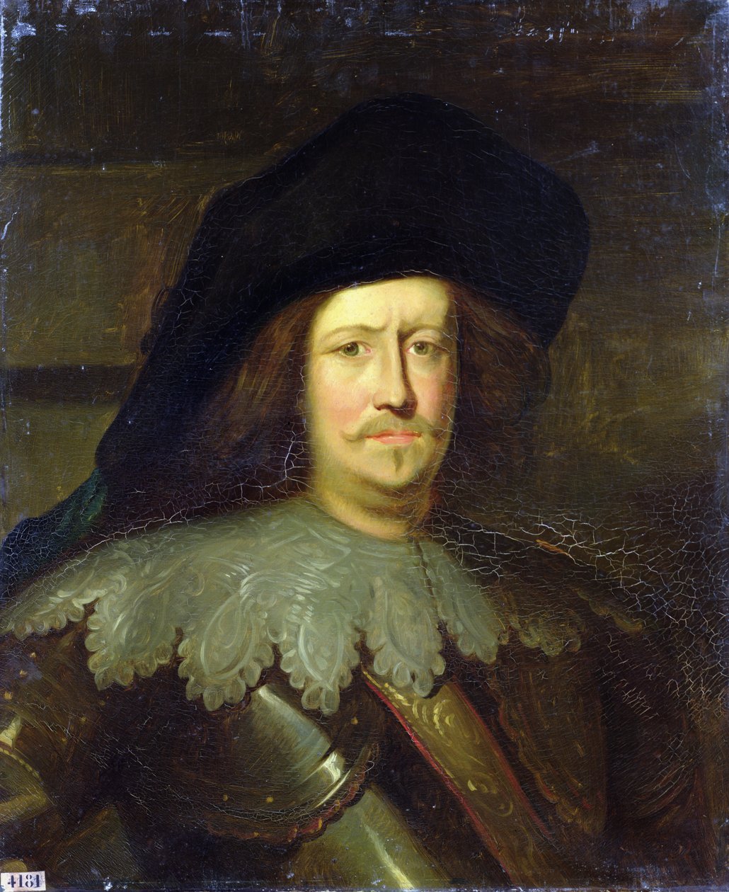 Porträtt av Charles de Schomberg (1600-56), greve av Nanteuil och hertig av Halluin, 1844 av Felice Marie Ferdinand Storelli