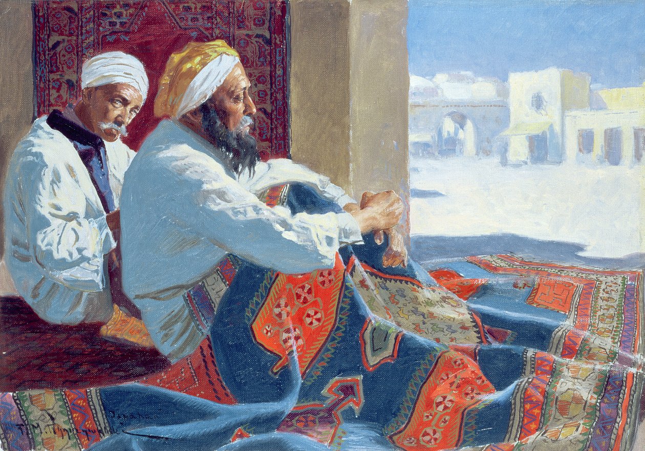 Mattförsäljare, ca 1915 av Feliks Michal Wygrzywalski