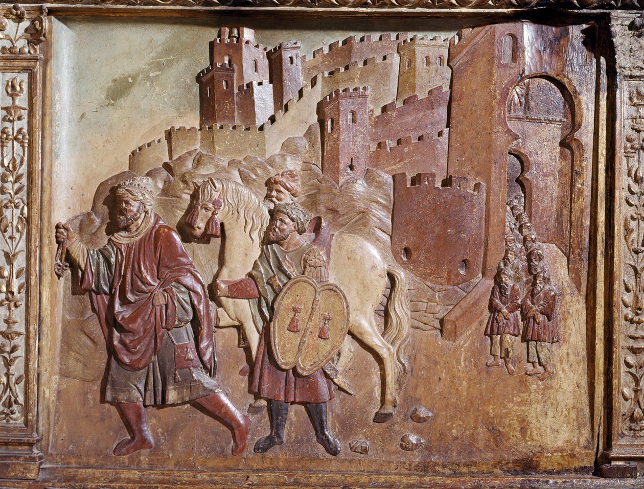 Leveransen av Granada Retable av Felipe Bigarny or Vigarny