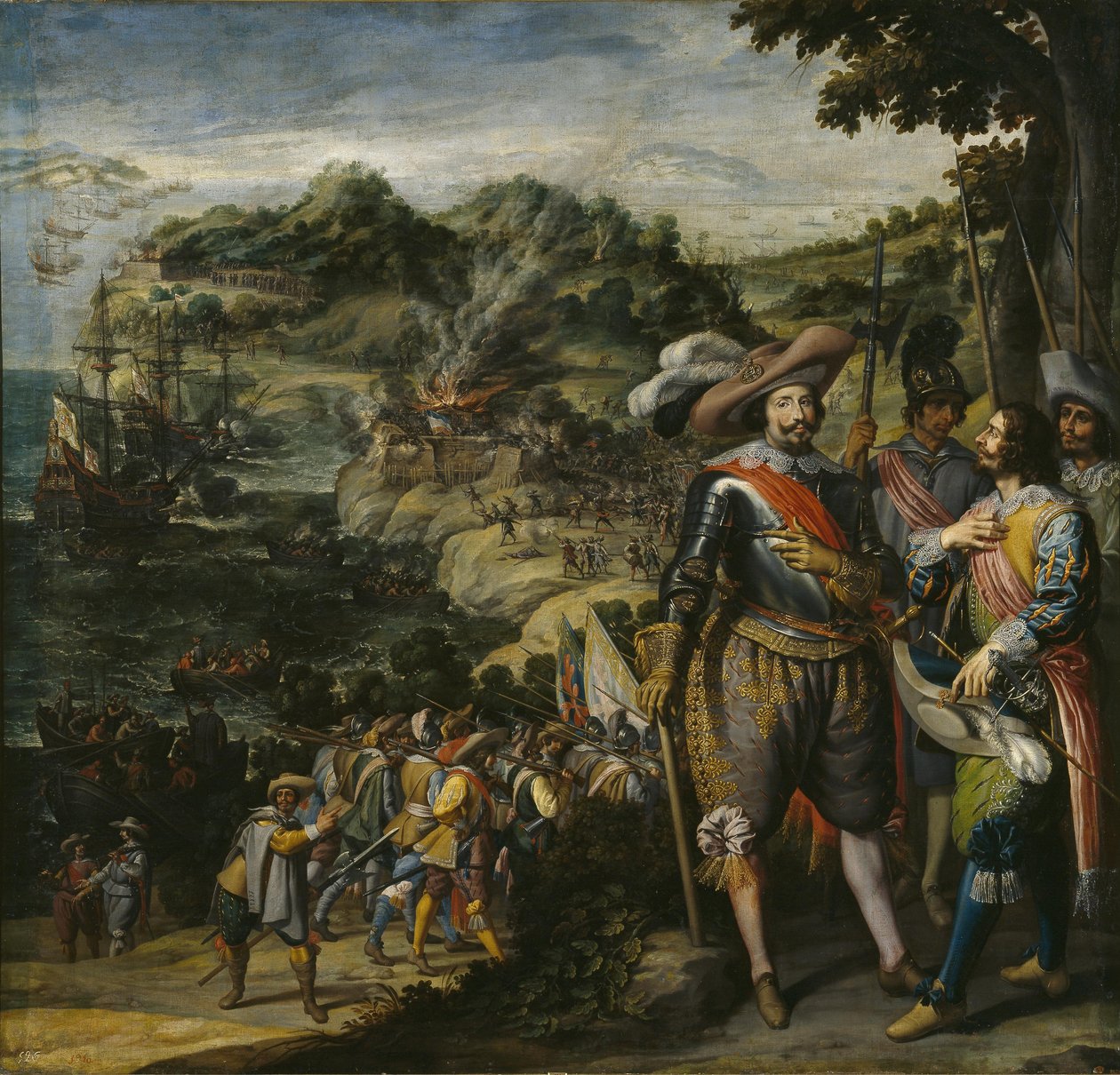 Återerövringen av St. Kitts, 1629 av Felix Castello