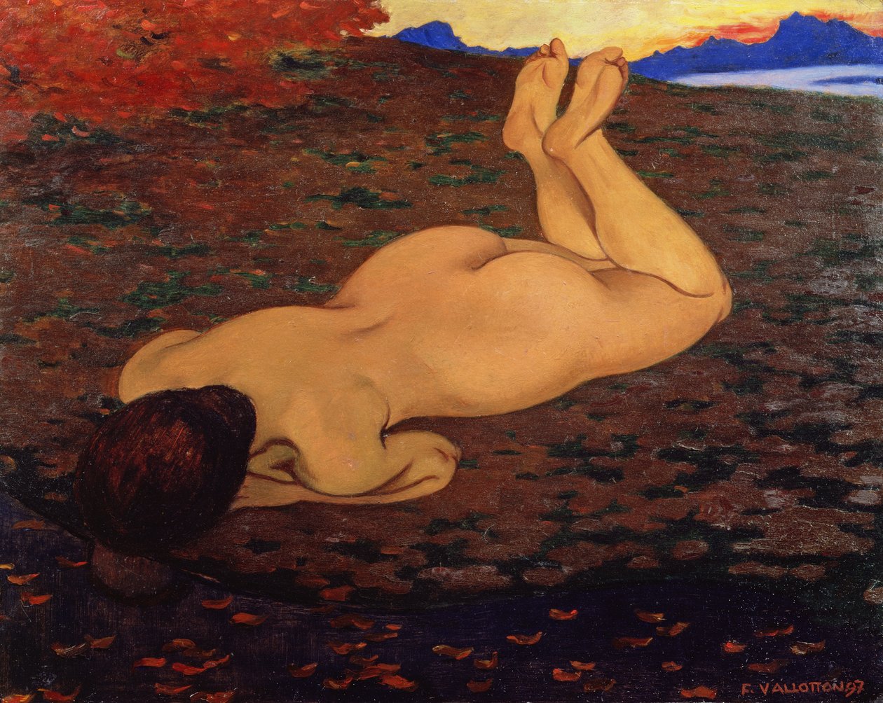 Källan, 1897 av Felix Edouard Vallotton