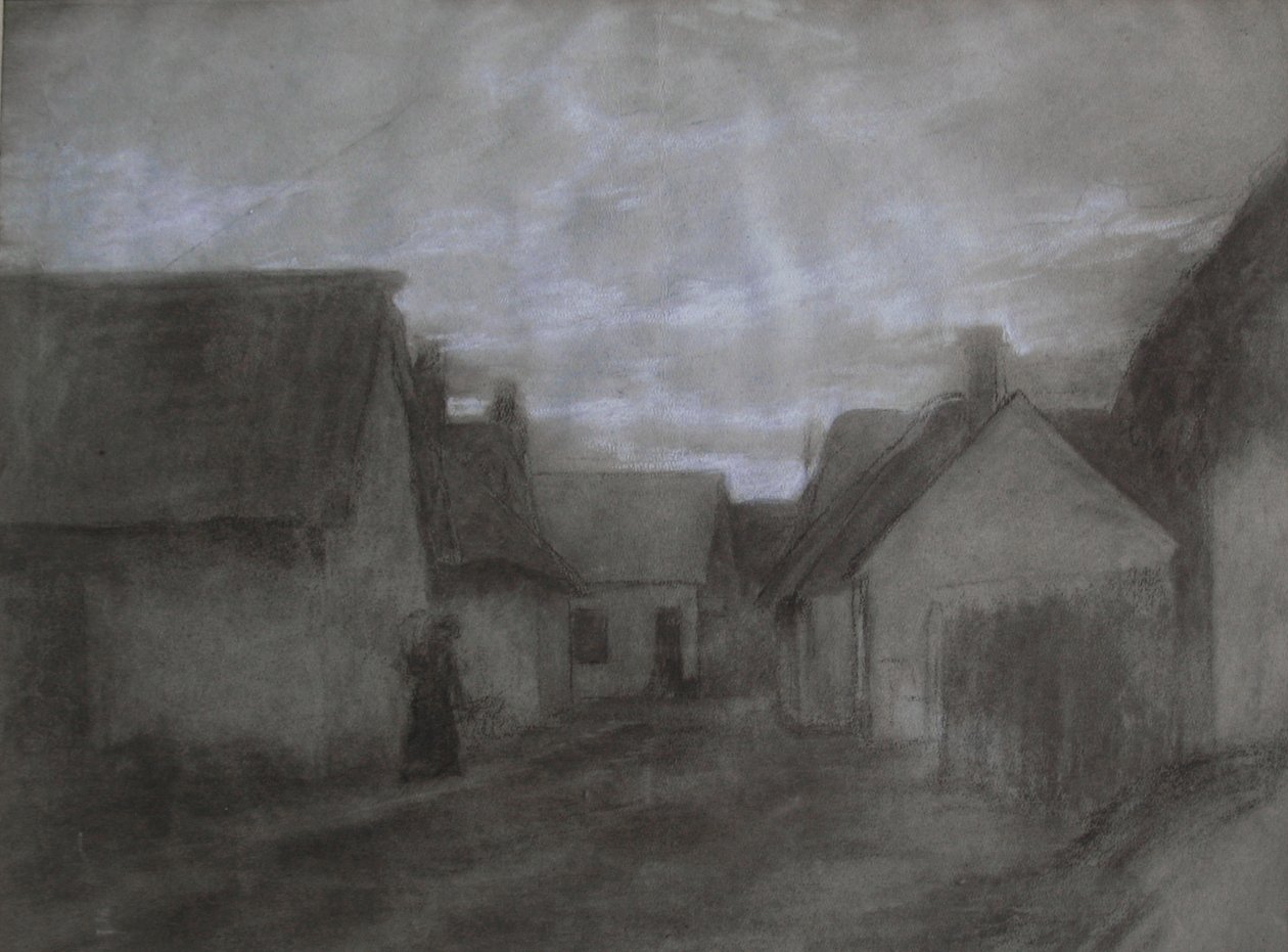 Cottage in Normandy av Felix Resurreccion Hidalgo