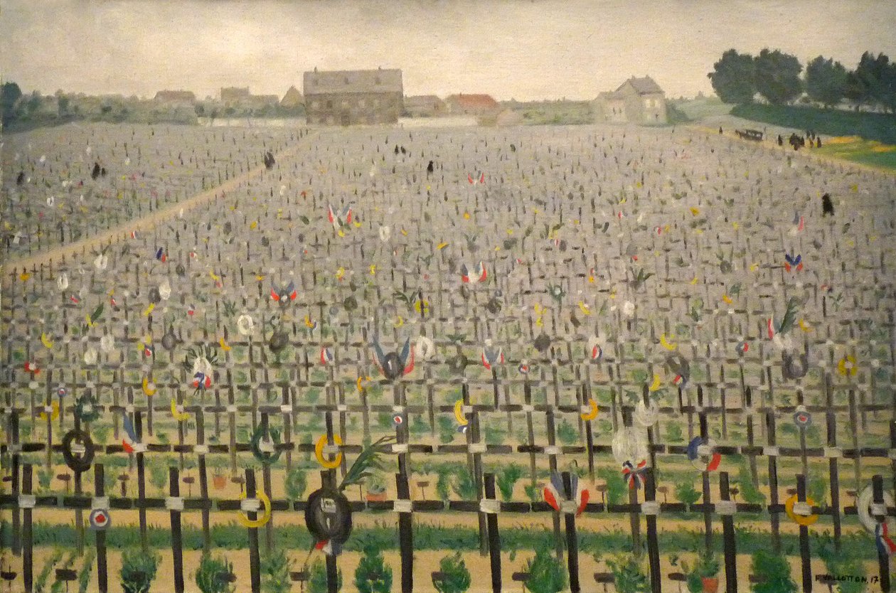  Le Cimetiere militaire de ChalonsnEnglish: Chalons War Cemeteryn  av Felix Edouard Vallotton