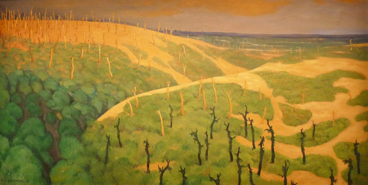  Le bois de la Gruerie et le ravin des Meurissonsn  av Felix Edouard Vallotton