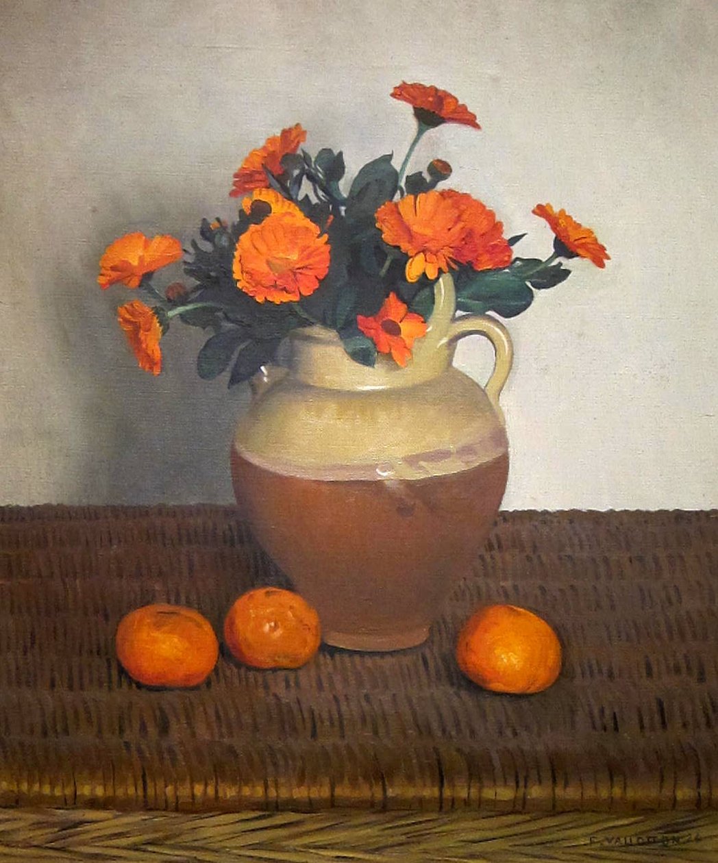  Marigolds and TangerinesnFrancais : Soucis et mandarinesn  av Felix Edouard Vallotton