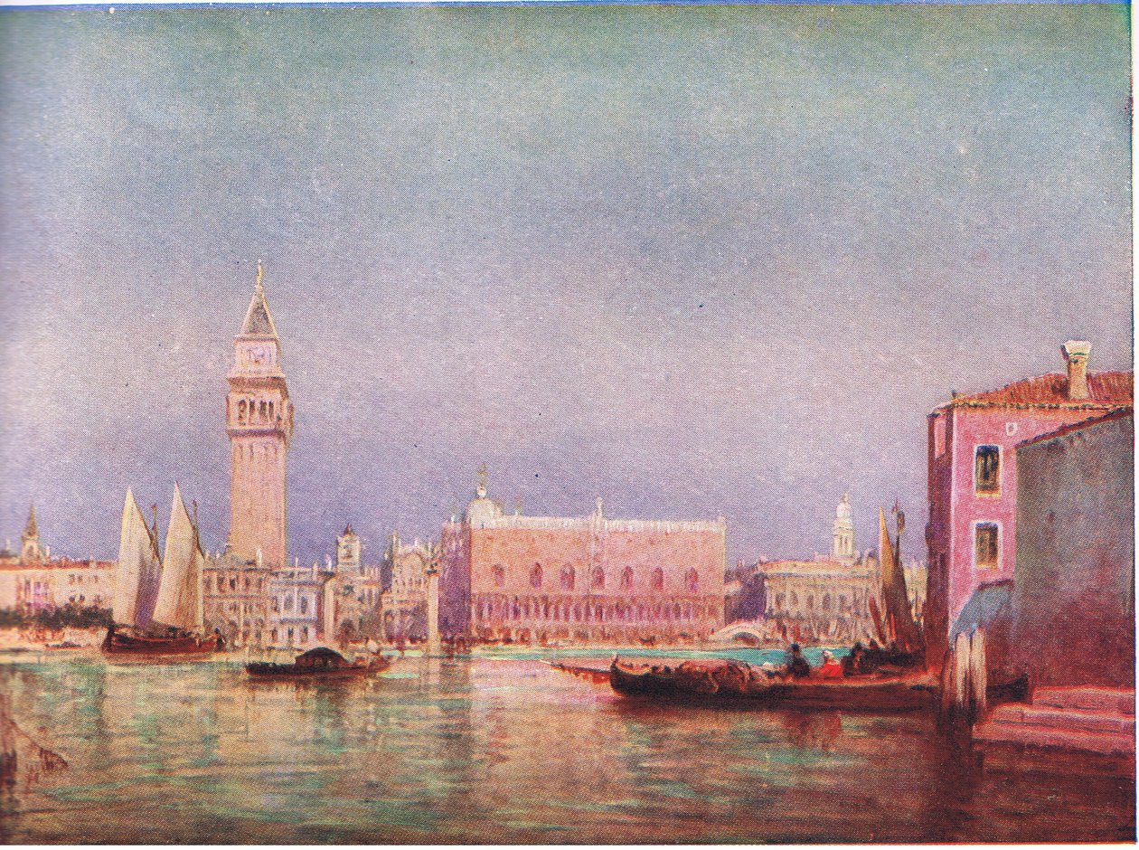 Venedig av Félix Ziem