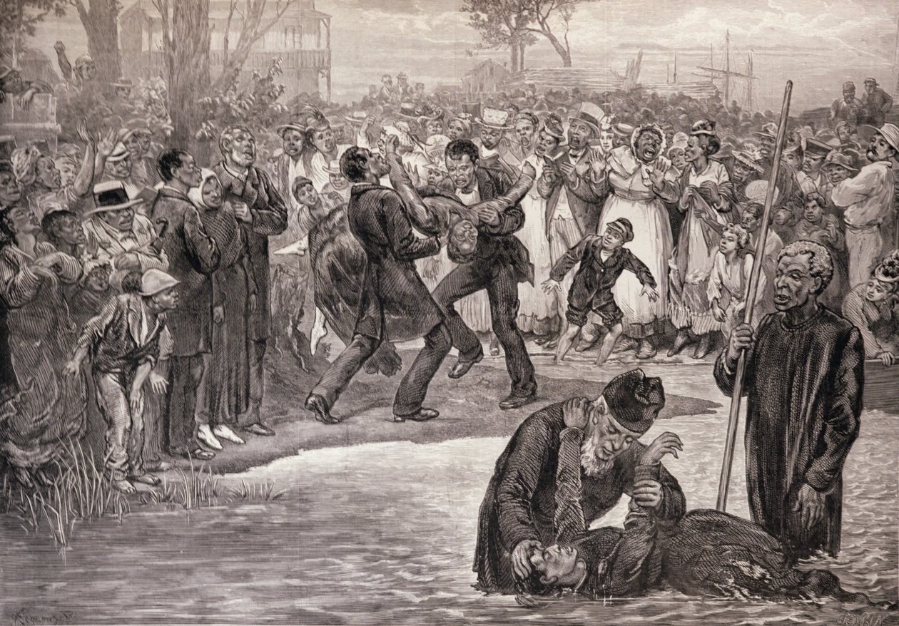 Negro Baptism in the United States, från 