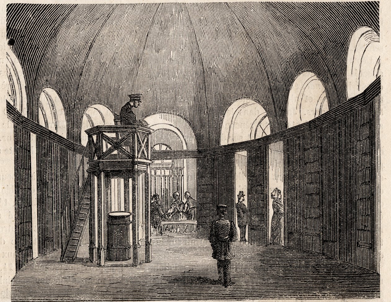 Paris - Petite Roquette fängelse (fängelse för kvinnor och ungdomar) - av Felix (after) Thorigny
