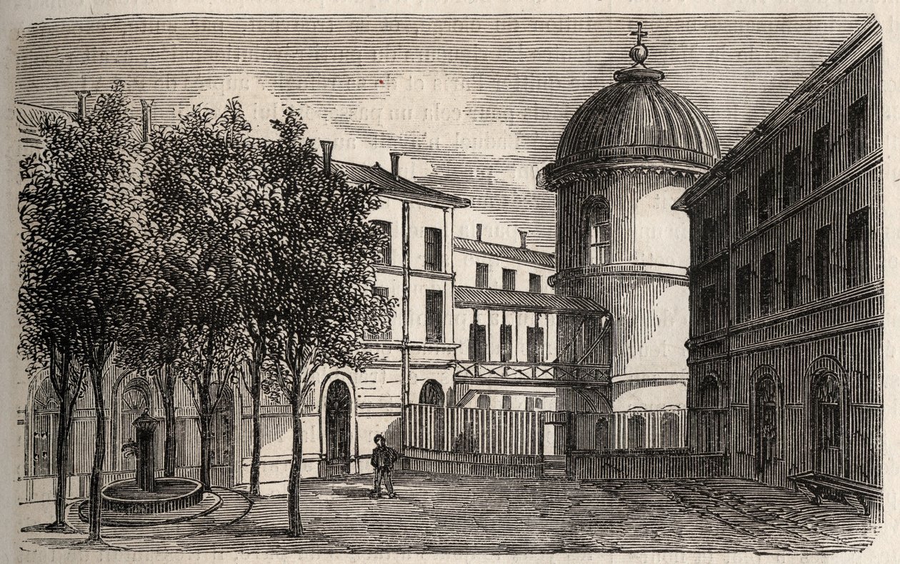 Paris - Petite Roquette fängelse (fängelse för kvinnor och ungdomar) - av Felix (after) Thorigny