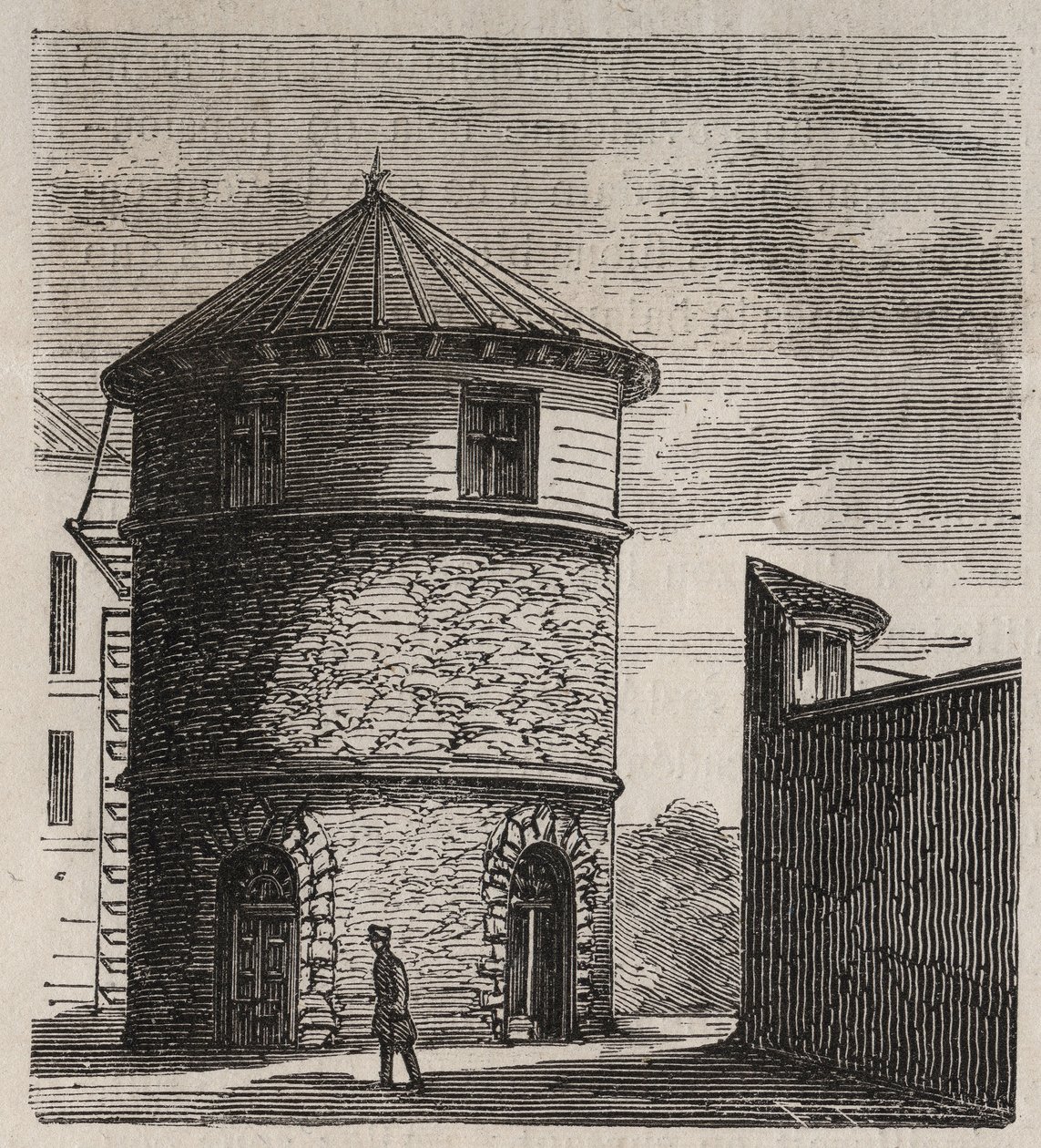 Paris - Petite Roquette fängelse (fängelse för kvinnor och ungdomar) - av Felix (after) Thorigny