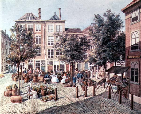 Den lilla grönsaksmarknaden i Haag av Felix Bartholdy Mendelssohn