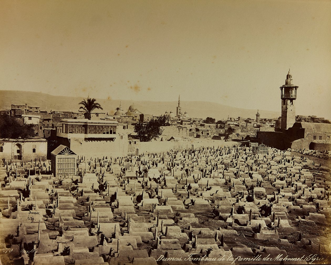 Album "Damas et Baalbek": Mohammeds familjekyrkogård i Damaskus av Félix Bonfils