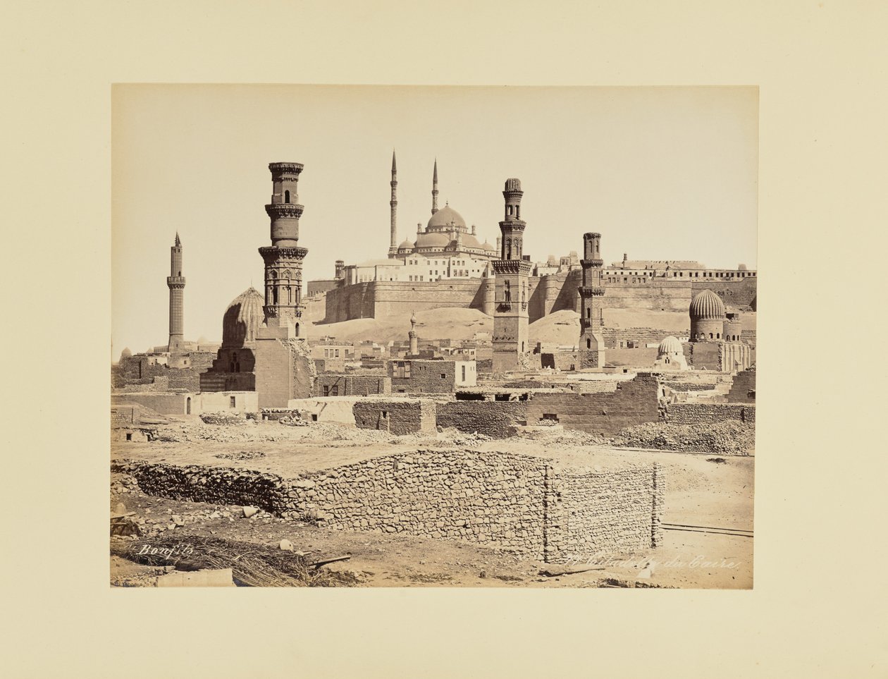 Citadellet i Kairo av Félix Bonfils