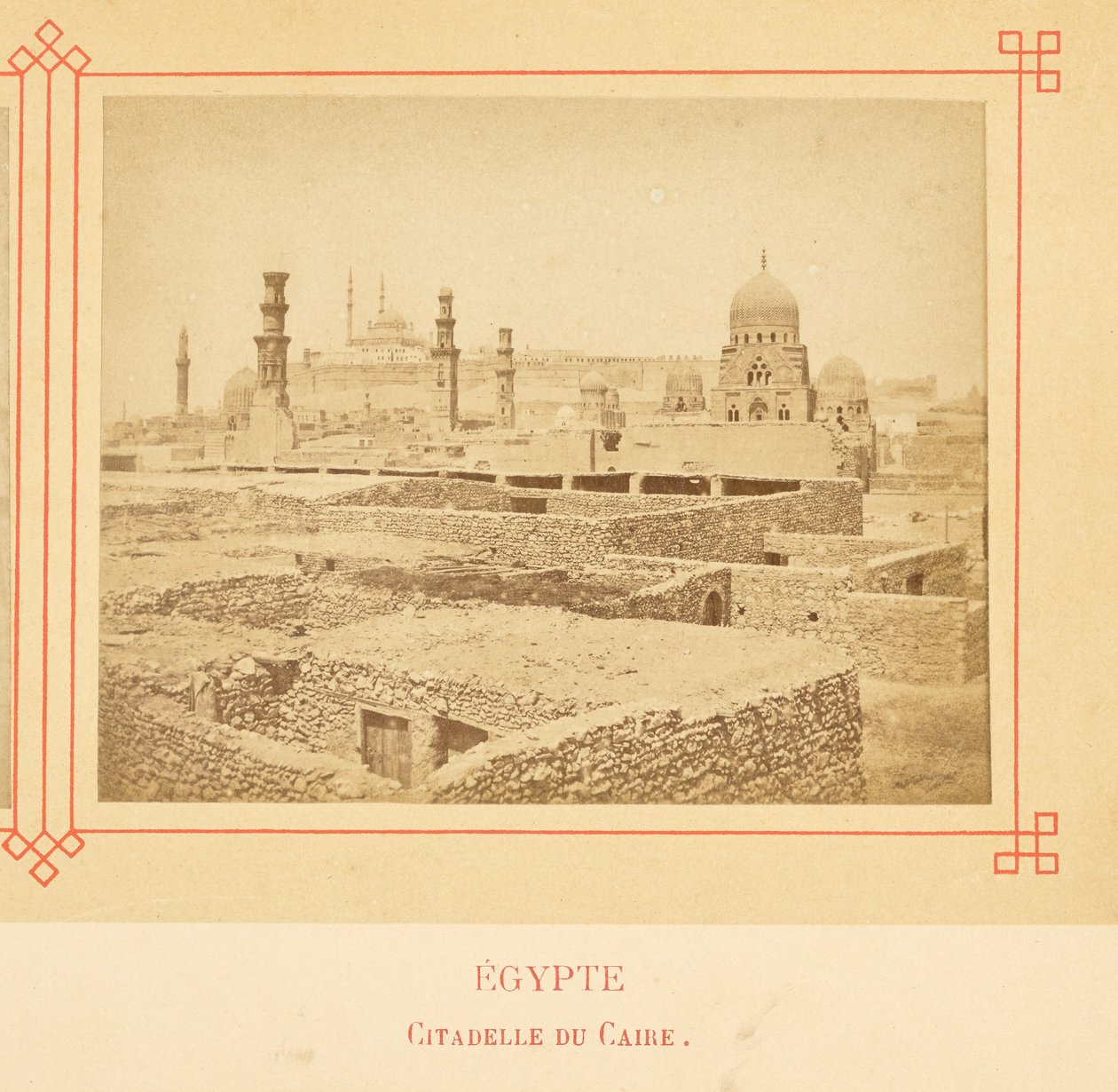 Citadellet i Kairo av Félix Bonfils
