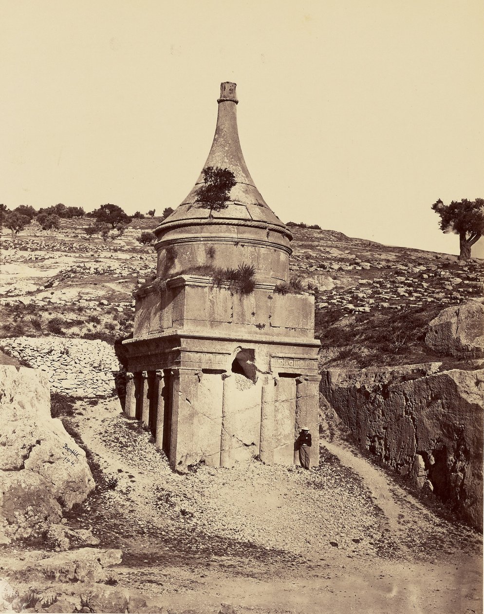 Absaloms grav - Jerusalem av Félix Bonfils