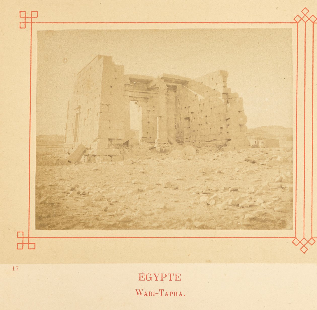 Wadi-Tapha. av Félix Bonfils