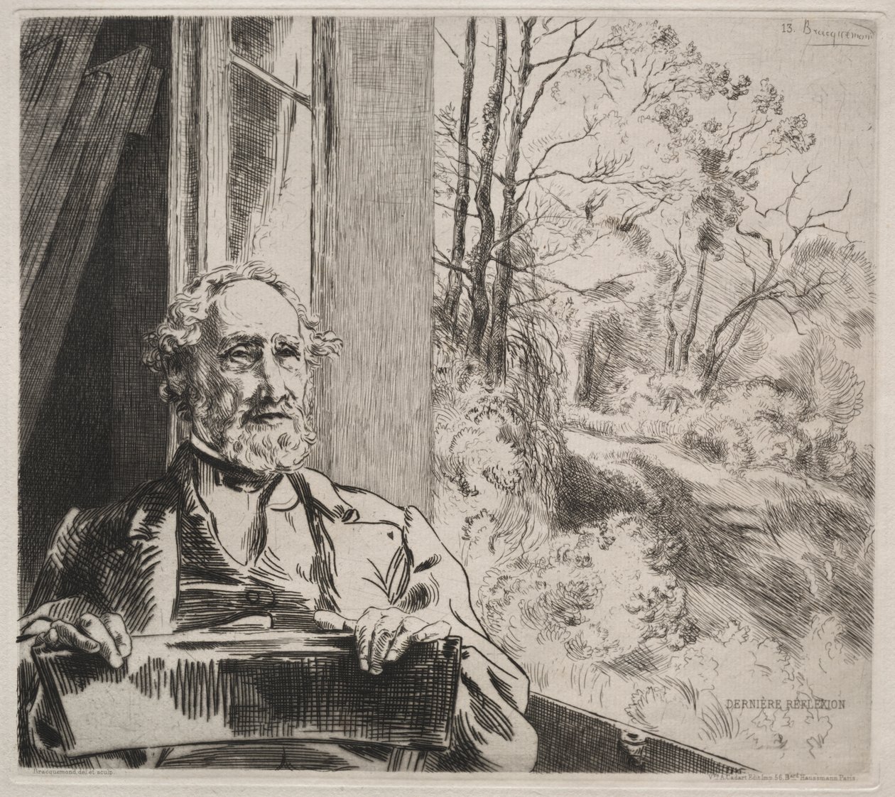 Meyer-Heine av Felix Bracquemond