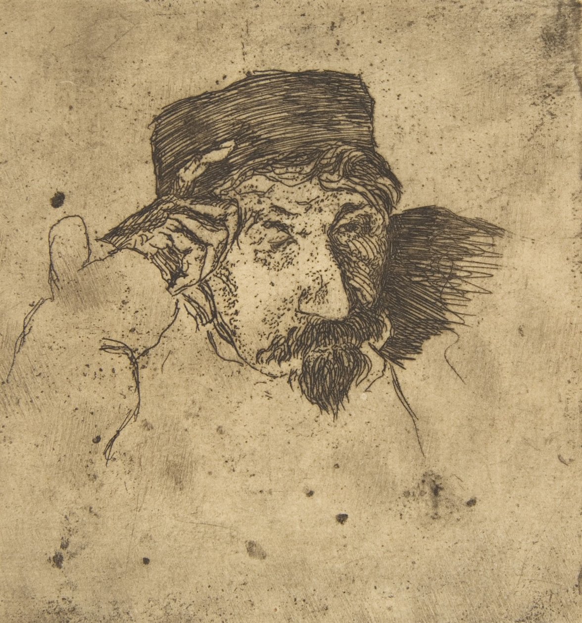 Skiss av Joseph Guichard, 1853. av Felix Bracquemond