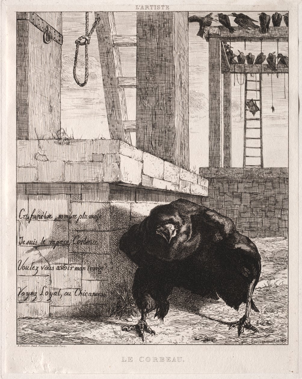 Korpen av Felix Bracquemond