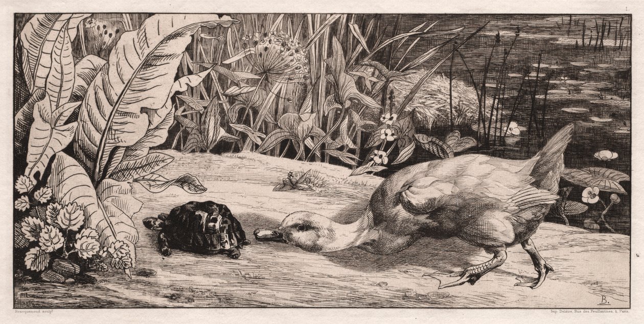 Det okända, 1862. av Felix Bracquemond